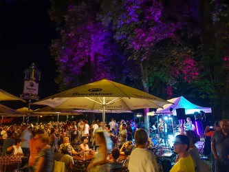 gelände des biergartens